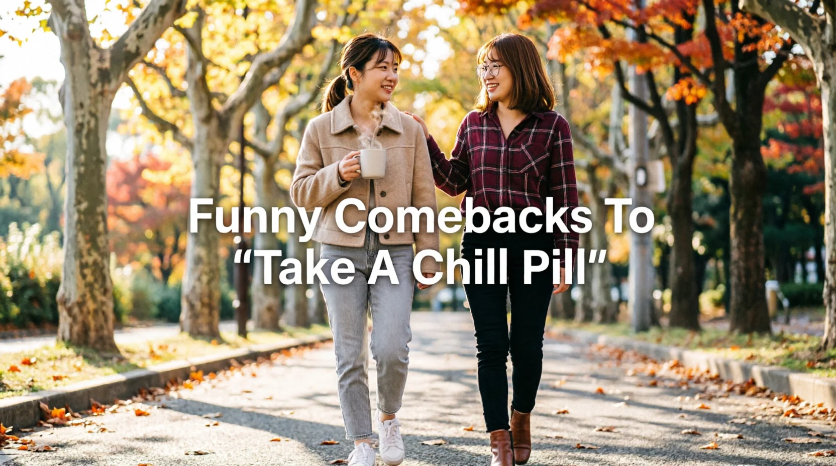 Funny Comebacks To “Take A Chill Pill”2026