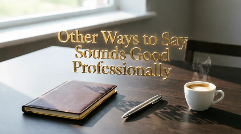 Other Ways to Say Sounds Good Professionally2026