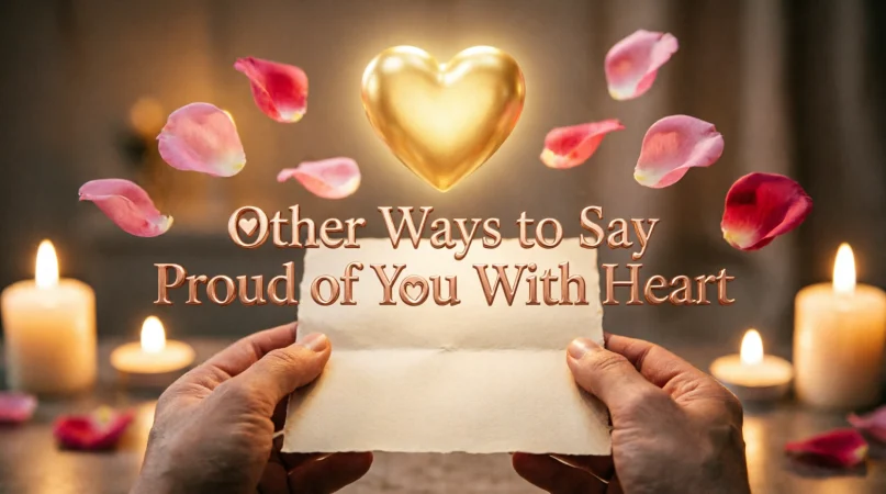 Other Ways to Say Proud of You With Heart2026