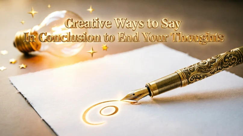 Creative Ways to Say In Conclusion to End Your Thoughts 2026
