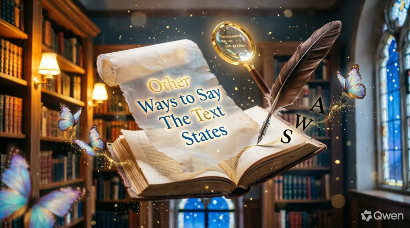 Other Ways to Say The Text States 2026
